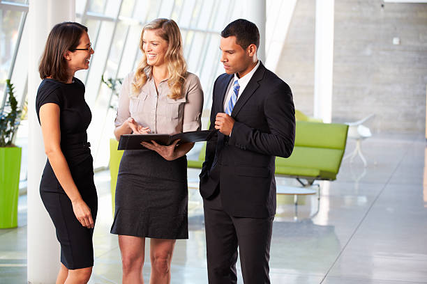 istock Businesspeople Having Informal Meeting In Modern Office 177763600