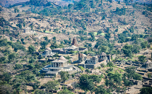 Portion of Kubalgarh Fort, Udaipur, Rajasthan, India