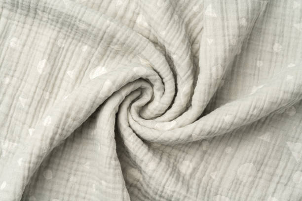 istock Close up of muslin blanket texture background 1777636579