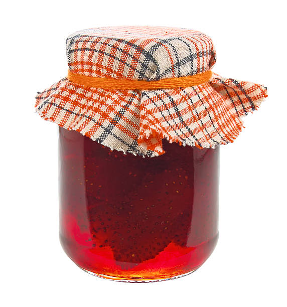 istock Jar of strawberry jam 177763856