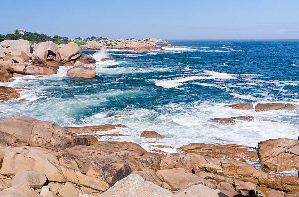 istock rocks on Pink Granite Coast in France 177764742