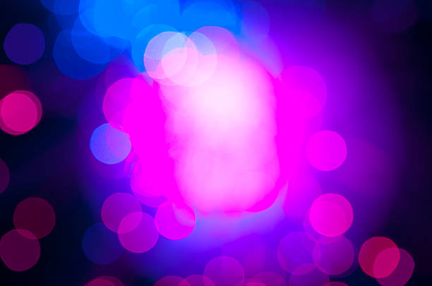 istock Festive lights and circles. Christmas background 177764870