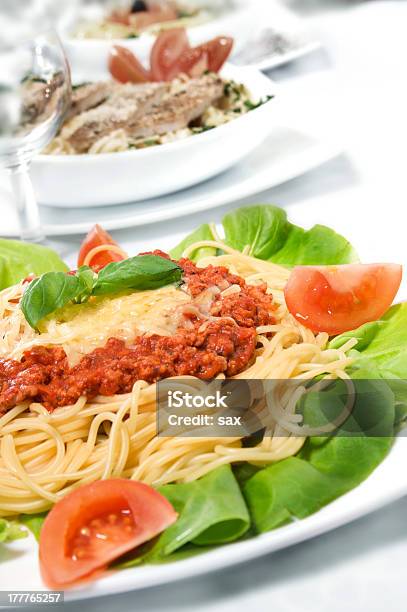 Foto de Espaguete À Bolonhesa e mais fotos de stock de Carne - Carne, Carne Branca, Comida