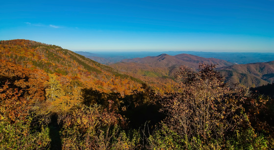 Appalachian Mountains from Mount Mitchell, the highest point in the eastern United States