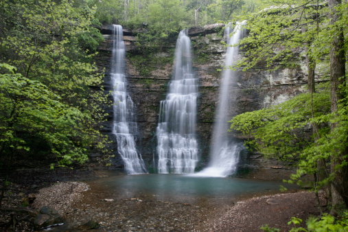 Ozark waterfall in Arkansas