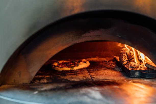 istock Baking and serving pitta brad, pizza and fresh bread. 1777668584