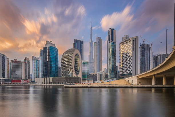 istock Evening sun over the skyscrapers of Dubai 1777669663