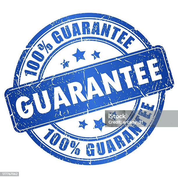 Guarantee Stamp Stock Photo - Download Image Now - Insurance, Seal - Stamp, 100 Percent