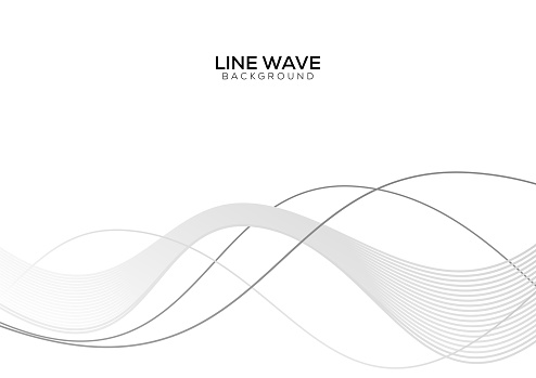 abstract gradients waves background white
