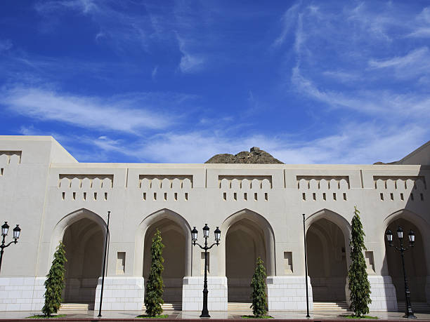 istock The Colonnade with trees in Old Muscat 177769176
