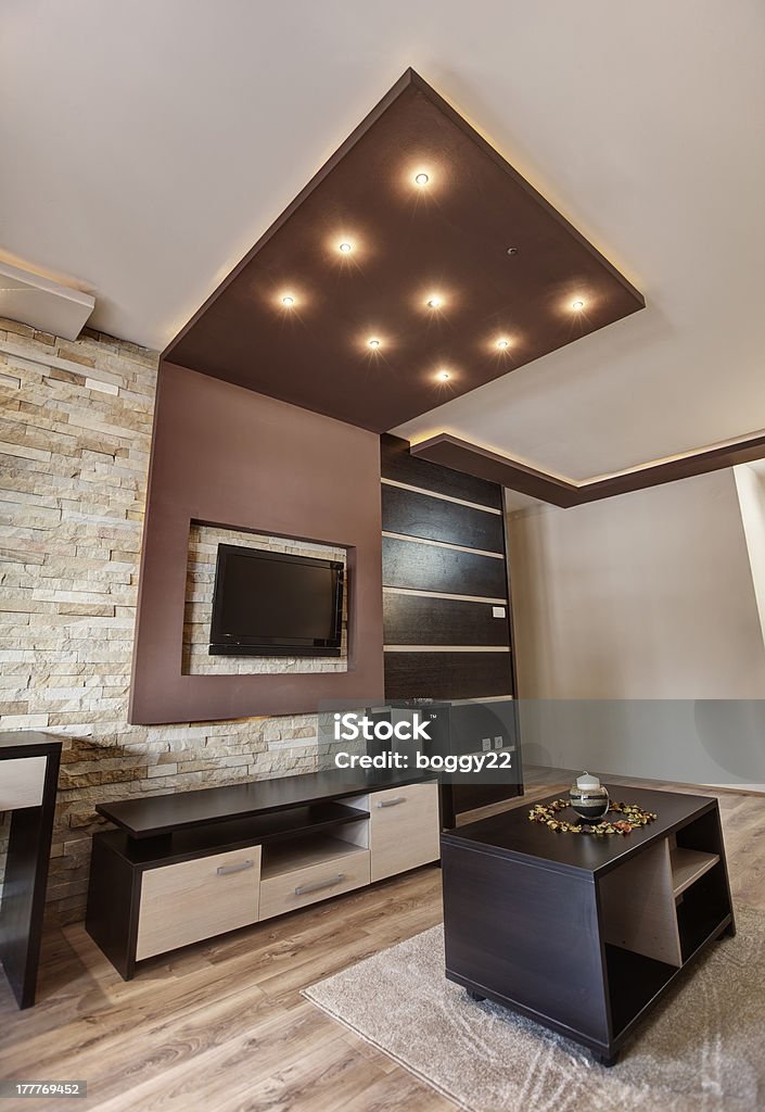 interior moderno - Royalty-free Apartamento Foto de stock
