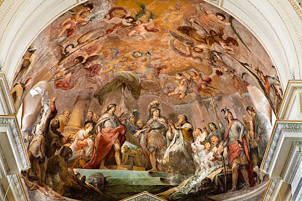 istock Palermo - Fresco from main apse of cathedral 177769460