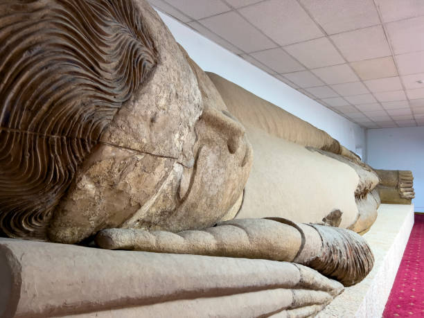 The giant sleeping Buddha in Tajikistan.