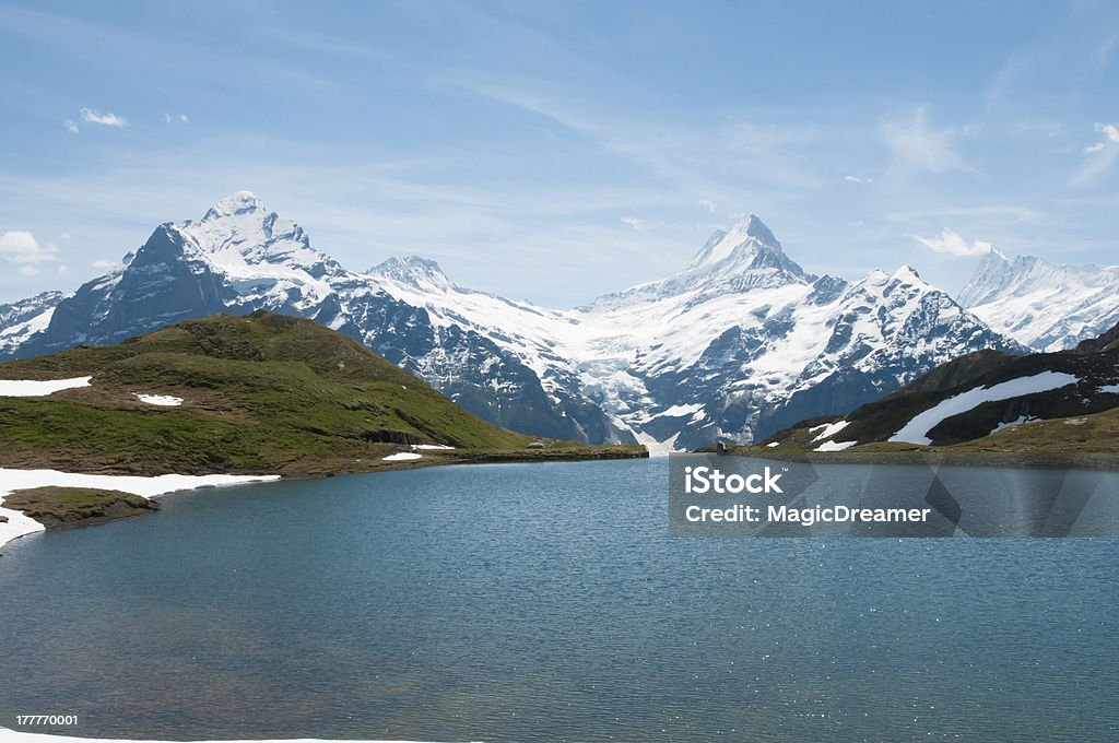 Bachalpsee-Berner Alpen - Lizenzfrei Berg Stock-Foto