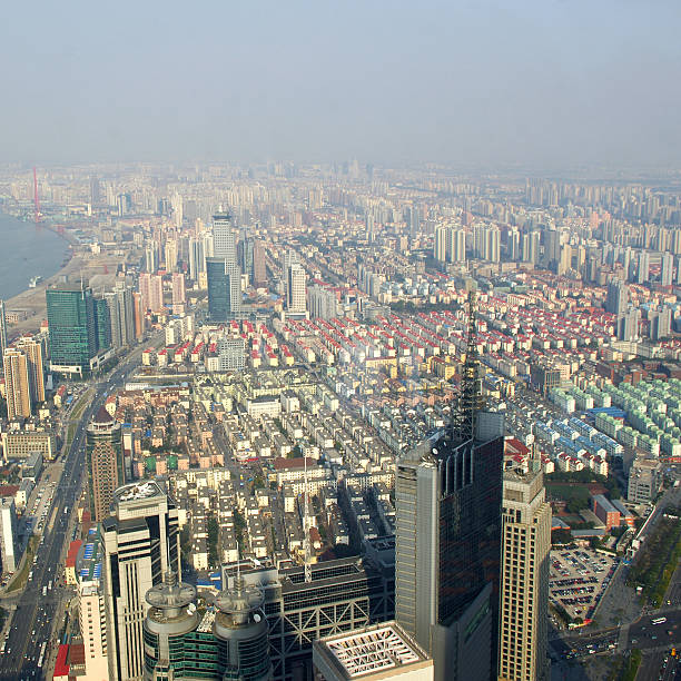 Shanghai skyline stock photo