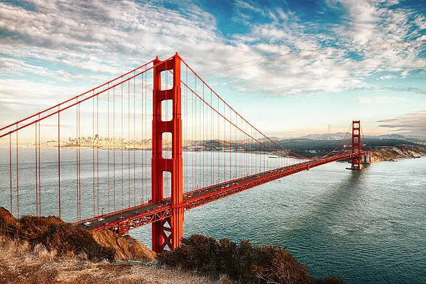 Photo of Landscape image of the Golden Gate Bridge, San Francisco