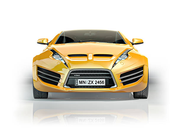 istock Yellow sports car 177772005