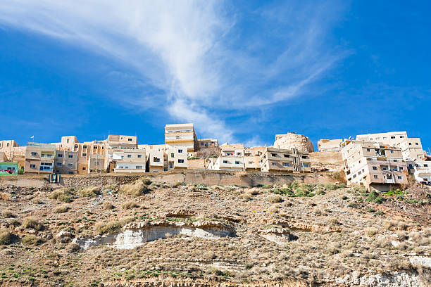 Mount Benacantil houses in Alicante, Spain