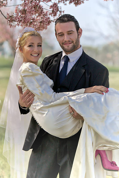 istock Groom Holding the Bride 177772359