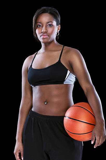 istock Attractive sporty afro woman 177773042