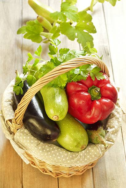istock Basket of fresh vegetables 177773108