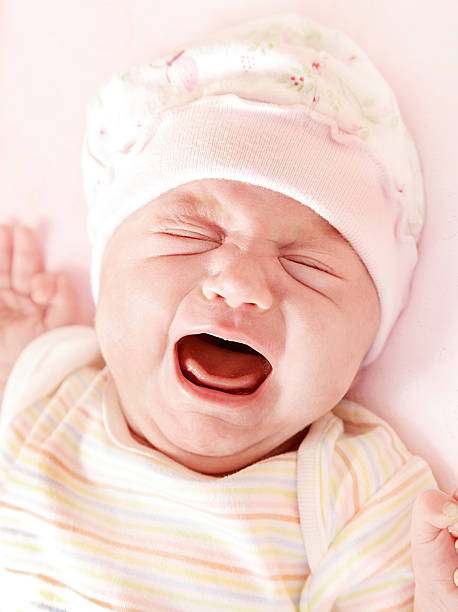 istock Cute little baby crying 177773703