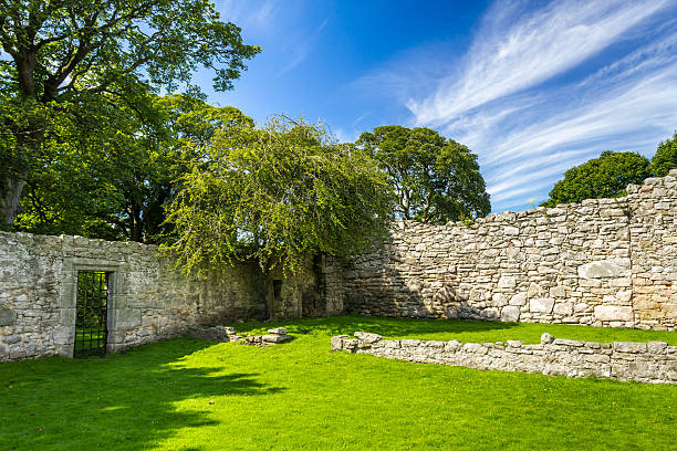istock Medieval wall in a park, Scotland 177774550