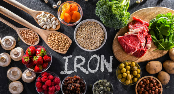 istock Composition with food products rich in iron 1777750212