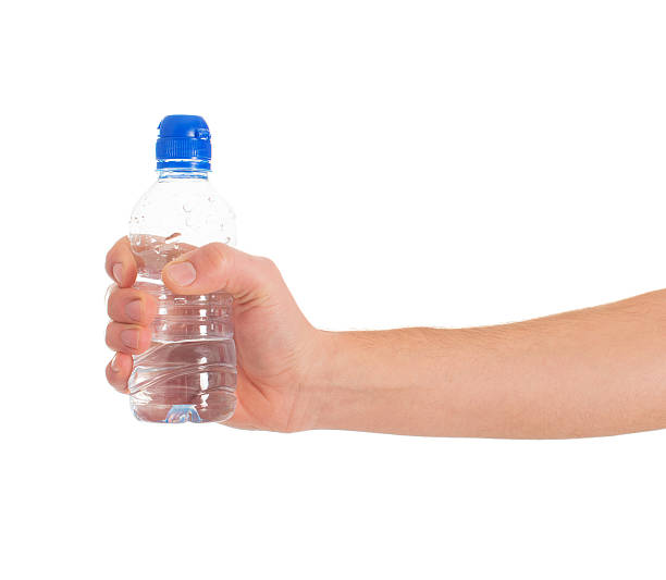 istock Close-up Of Hand Holding Water Bottle 177775667