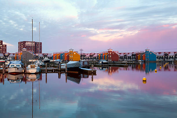 istock dramatic sunrise over Reitdiephaven in Groningen 177775759