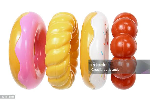 Doughnuts De Brinquedo - Fotografias de stock e mais imagens de Alimentação Não-saudável - Alimentação Não-saudável, Bolo - Sobremesa, Brinquedo