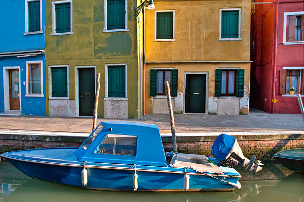 istock Colorful Burano Italy canal reflections 177775911