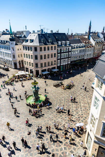 istock Copenhagen Skyline with fountain 1777764238