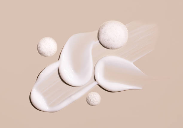 istock cosmetic smears of creamy texture on a beige background 1777773386