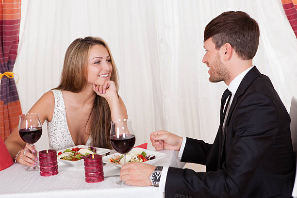 istock Loving couple enjoying a romantic meal 177777745