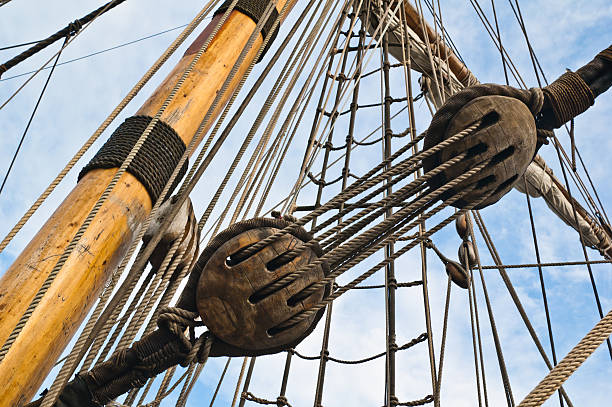 istock Mast and rigging of an old sailing vessel 177777872
