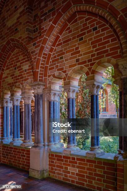Arcade At The Northern Porch Oth The Listed Lübecker Dom Stock Photo - Download Image Now