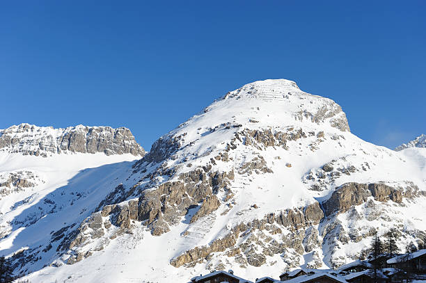 istock Mountains with snow in winter 177778759