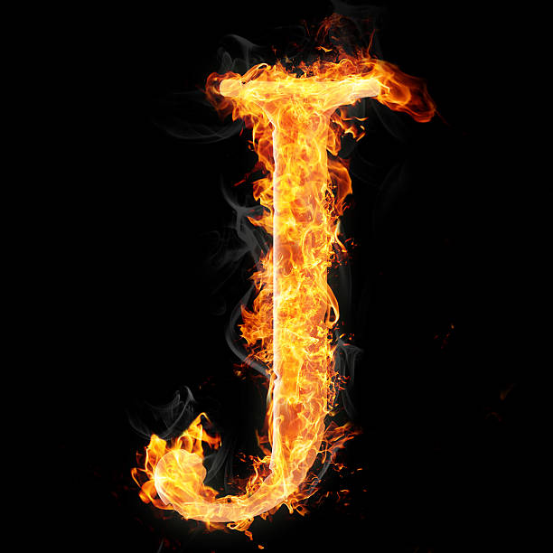 istock Burning letters of English alphabet 177778779