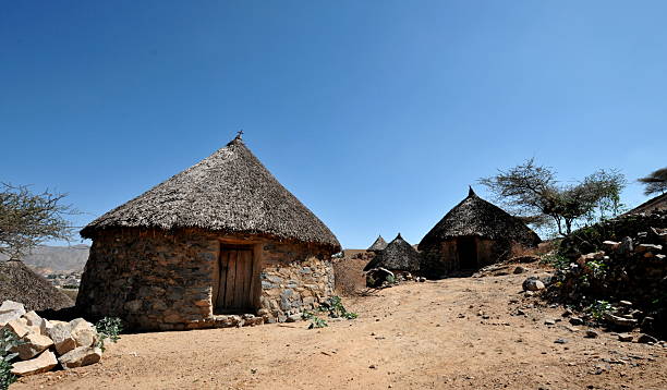 istock Eritrea, Traditional African Hut 177778844