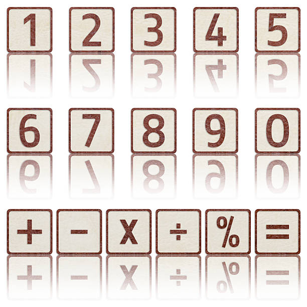 istock Leather set of number 177779451