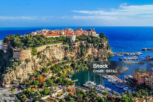 Principaute Of Monaco And Monte Carlo Stock Photo - Download Image Now - Monaco, Monte Carlo, French Riviera