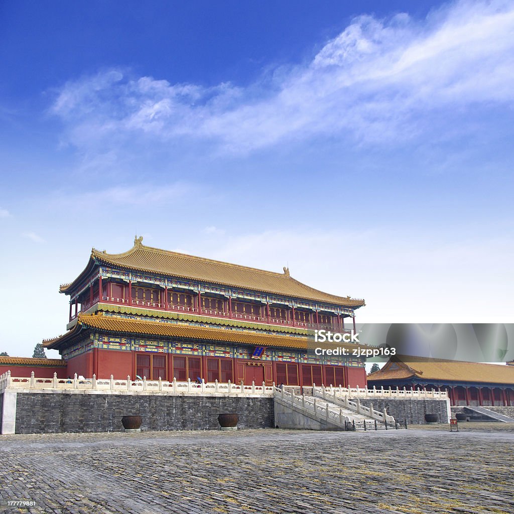 Ciudad prohibida en Beijing - Foto de stock de Antiguo libre de derechos