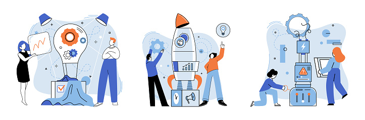 Team Solving Problems Teamwork Problem Solving Solution Partnership ...