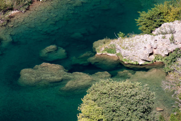 istock Zrmanja River canyon in a rugged karst environment, Croatia 1777805153