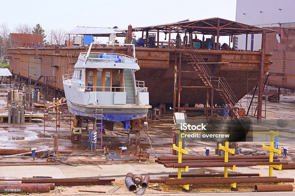 Shipyard - Lizenzfrei Arbeitsstätten Stock-Foto
