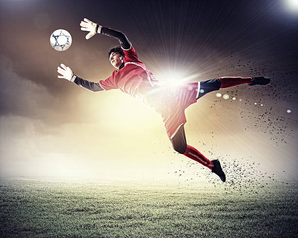 istock Goalkeeper catches the ball 177781811
