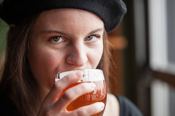 istock Young Woman Drinking Inda Pale Ale 177781942