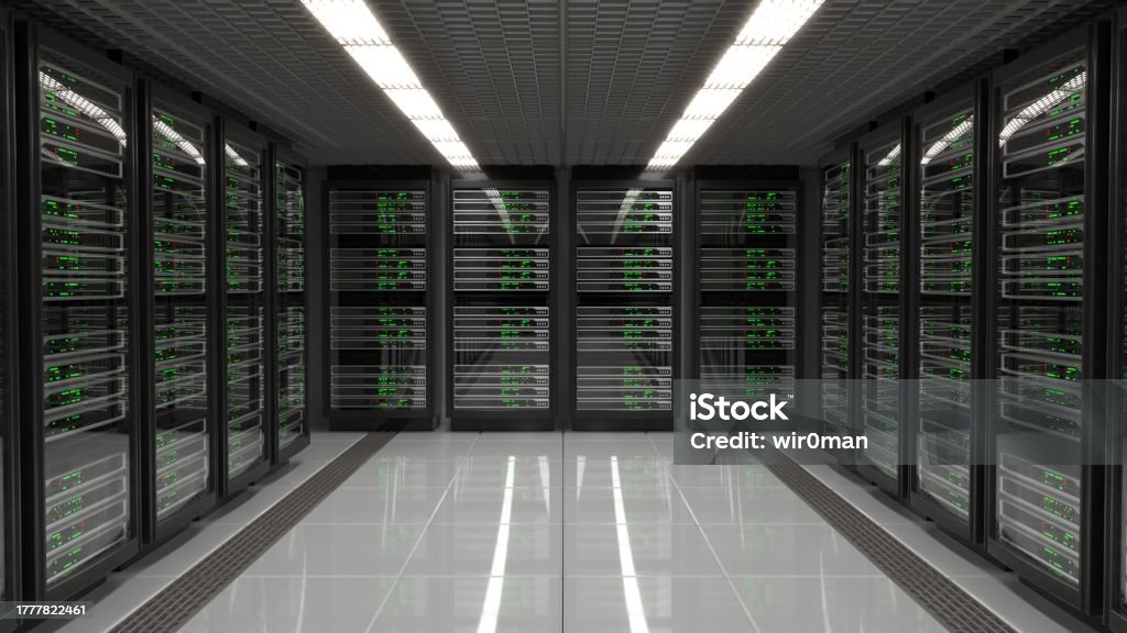 Data Server Pc Sample Computer Server For Data Storage And Processing Stock Photo - Download ...
