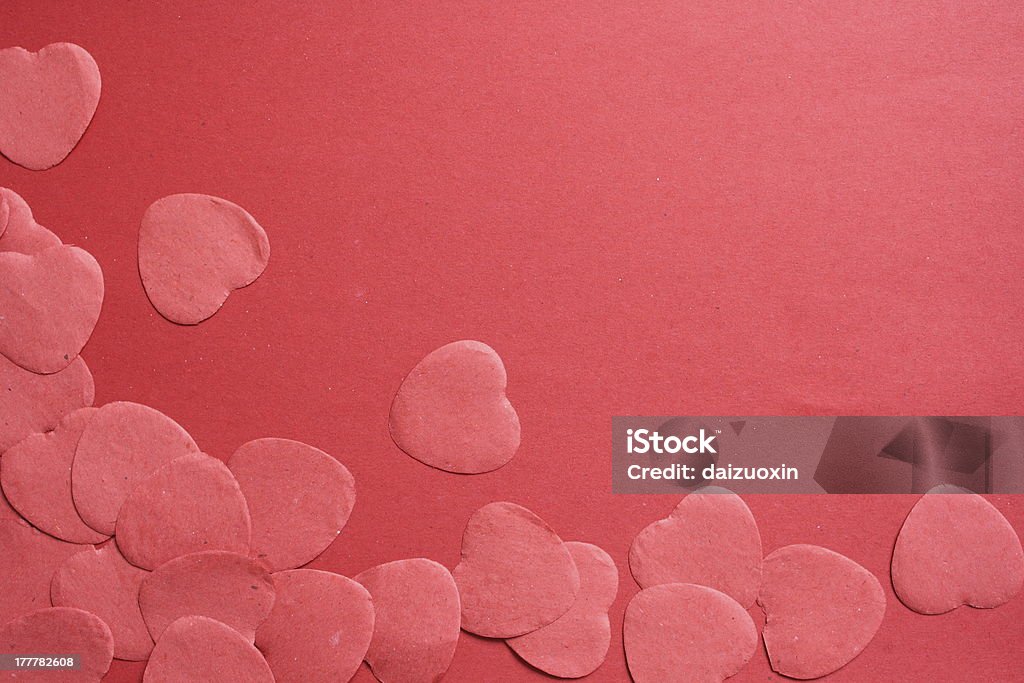 Valentine Hearts красный - Стоковые фото Без людей роялти-фри